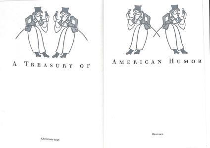 Westvaco Corporation 1996 Limited Edi - A Treasury of American Humor w/Slipcase - copertina