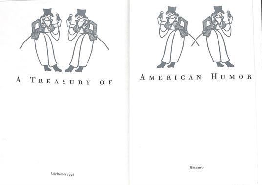 Westvaco Corporation 1996 Limited Edi - A Treasury of American Humor w/Slipcase - copertina