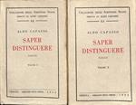 Saper distinguere : saggi, 2 volumi