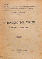 Il rincaro dei viveri : cause e rimedi