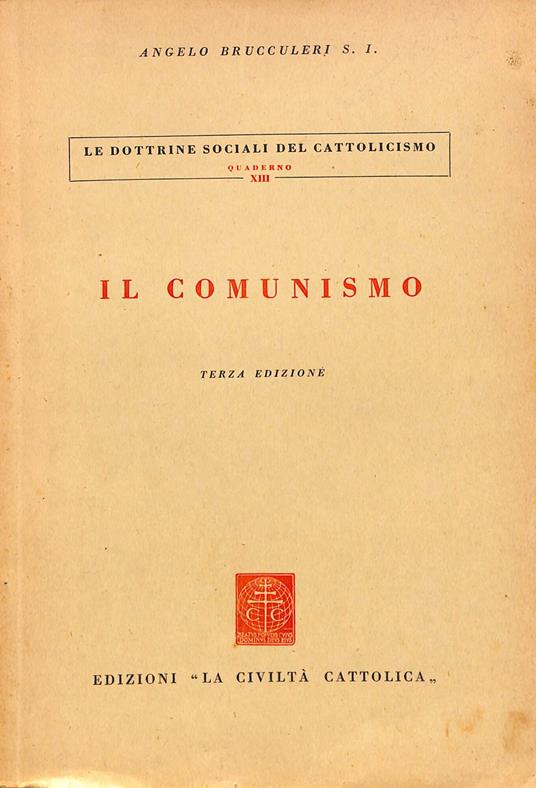 Il comunismo - Angelo Brucculeri - copertina