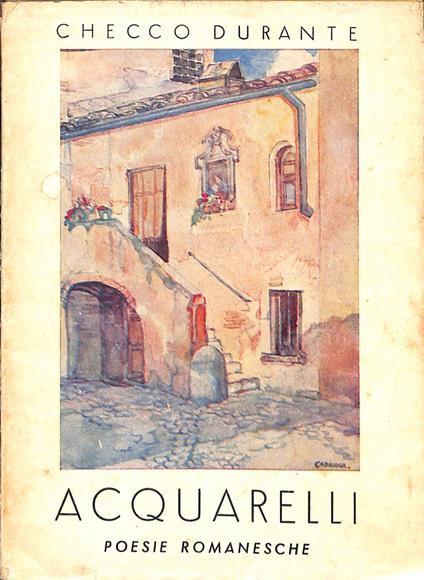 Acquarelli : poesie romanesche - Checco Durante - copertina
