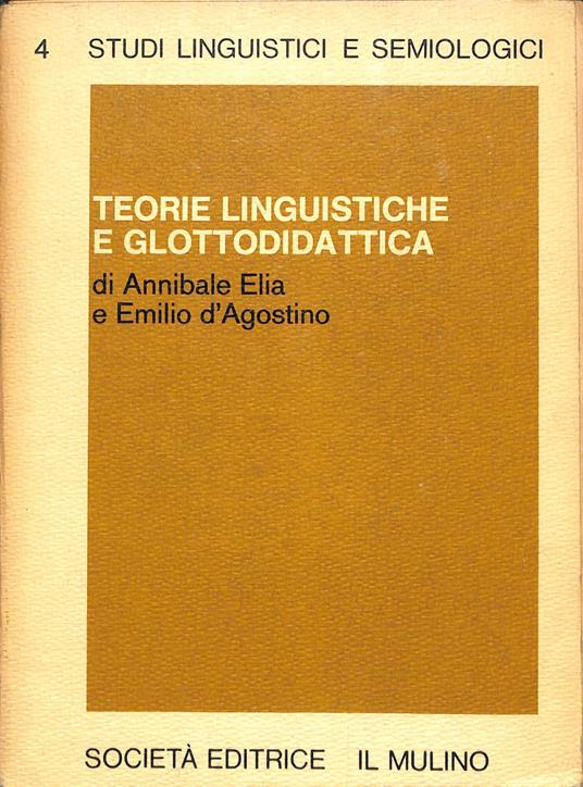 Teorie linguistiche e glottodidattica - copertina
