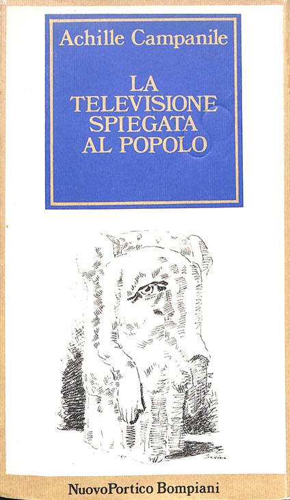 La televisione spiegata al popolo - Achille Campanile - copertina