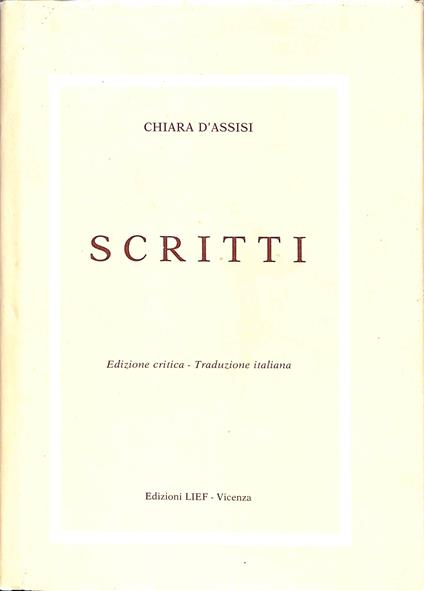 Scritti - copertina