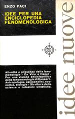Idee per una enciclopedia fenomenologica