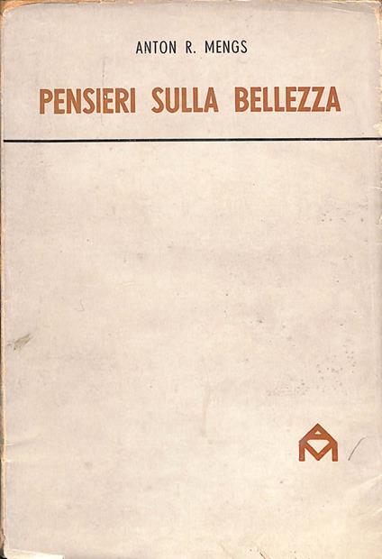 Pensieri sulla bellezza - copertina