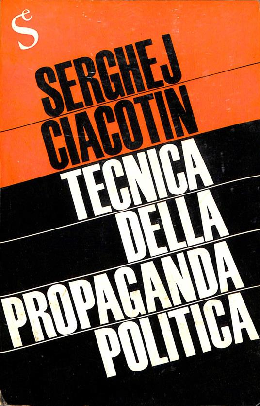 Tecnica della propaganda politica - copertina