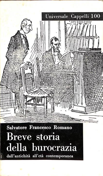 Breve storia della burocrazia dall'antichità all'età contemporanea - Maurice Bouisson - copertina