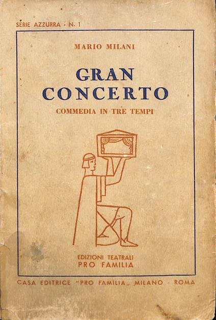 Gran concerto : commedia in tre tempi - copertina