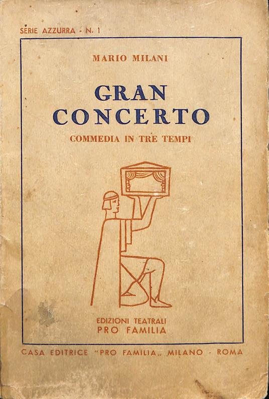 Gran concerto : commedia in tre tempi - copertina
