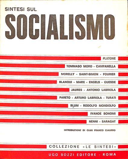 Sintesi sul socialismo - copertina