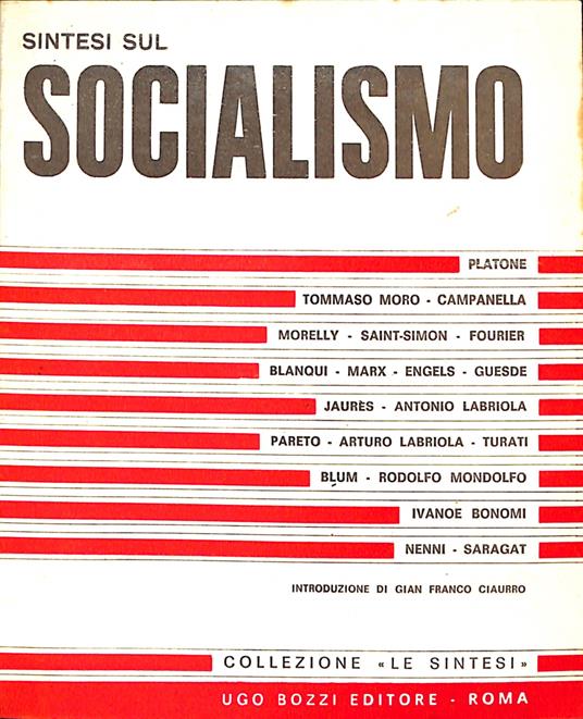 Sintesi sul socialismo - copertina