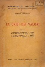 La crisi dei valori