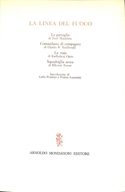 La linea del fuoco - copertina