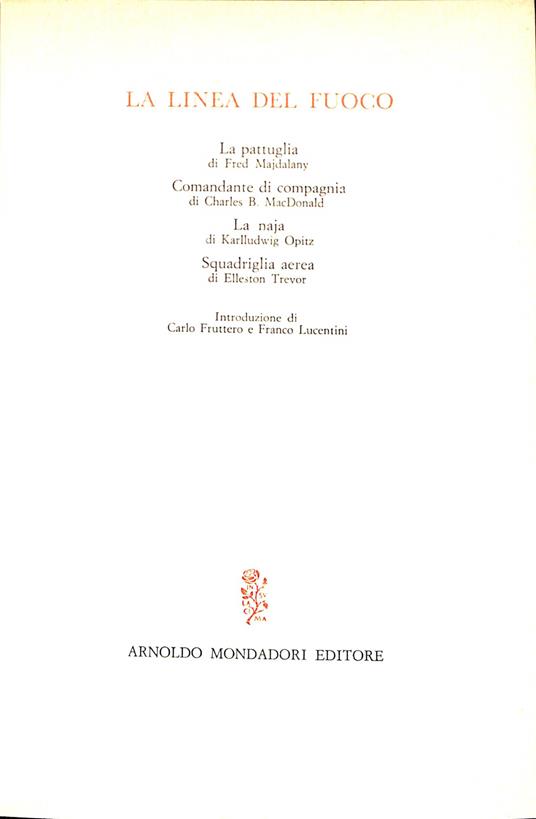 La linea del fuoco - copertina