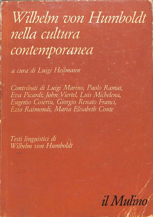 Wilhelm von Humboldt nella cultura contemporanea - Luigi Heilmann - copertina