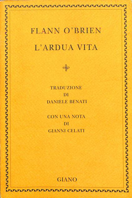 L' ardua vita : esegesi dello squallore - copertina