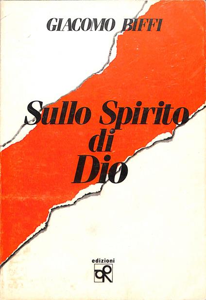 Sullo spirito di Dio : soliloquio - Giacomo Biffi - copertina