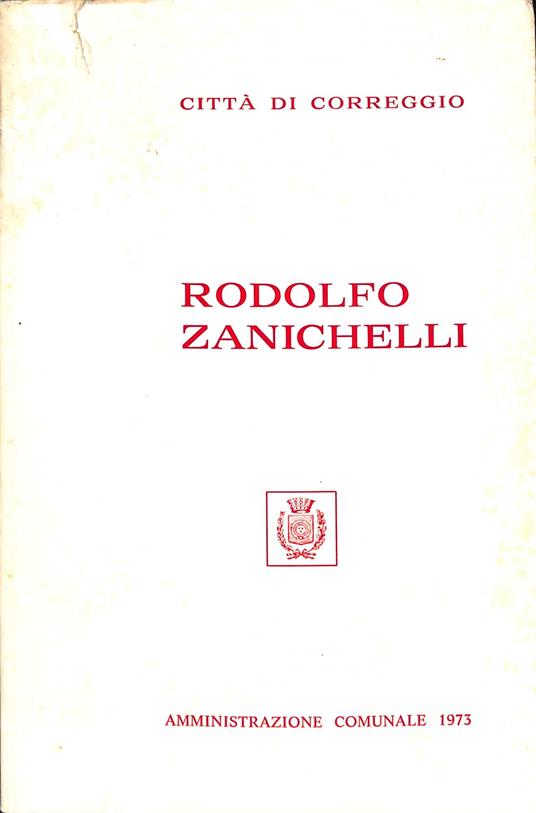 Rodolfo Zanichelli - copertina