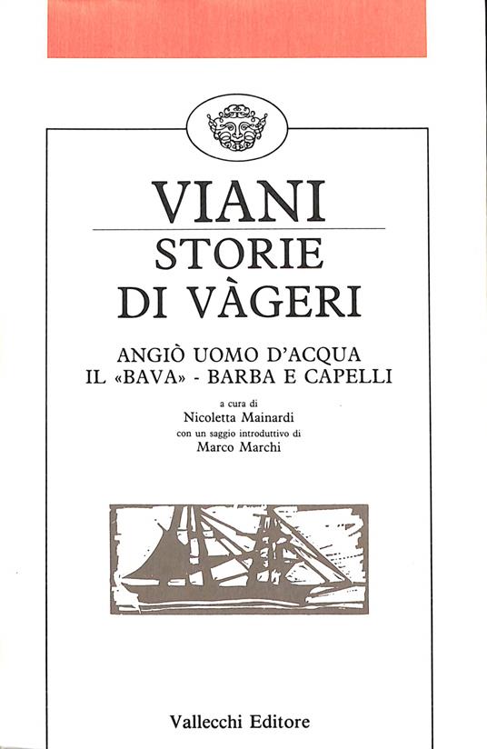 Storie di vàgeri - Lorenzo Viani - copertina