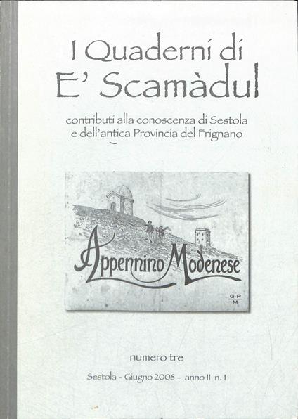 I Quaderni di E' Scamadul 3 (2008) - copertina