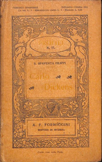 Carlo Dickens - Silvio Spaventa Filippi - copertina