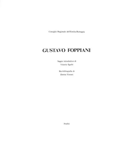 Gustavo Foppiani - copertina