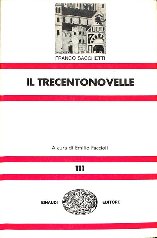 Il trecentonovelle - Franco Sacchetti - copertina