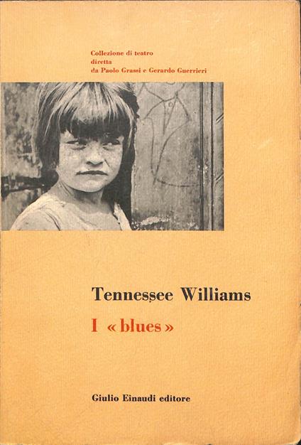 I blues - Tennessee Williams - copertina