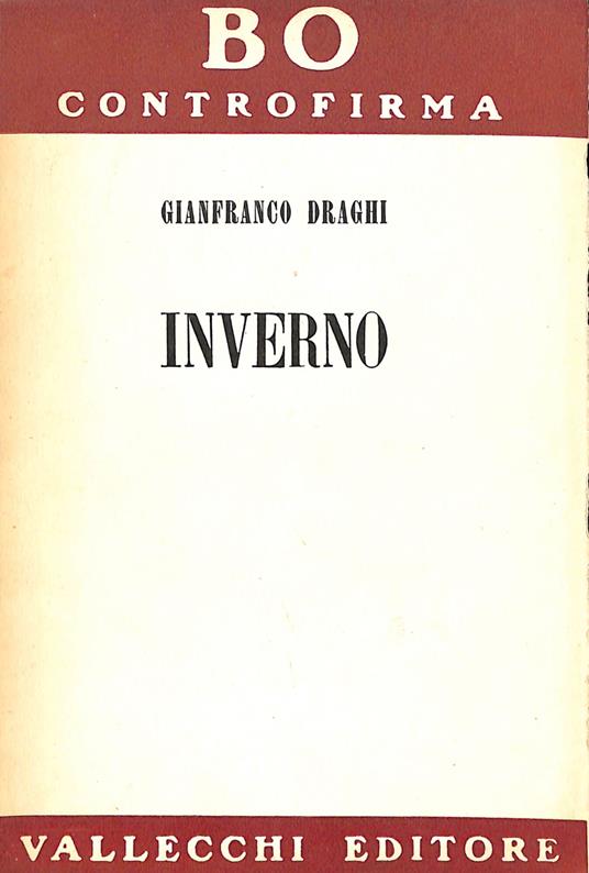 Inverno - Gianfranco Draghi - copertina