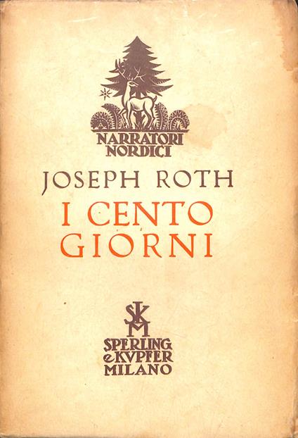 I cento giorni - Joseph Roth - copertina