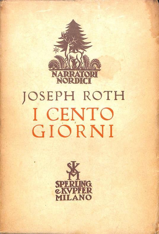 I cento giorni - Joseph Roth - copertina