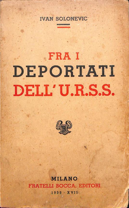 Fra i deportati dell'U.R.S.S - copertina