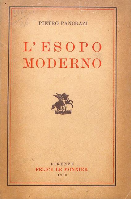 L'Esopo moderno - copertina