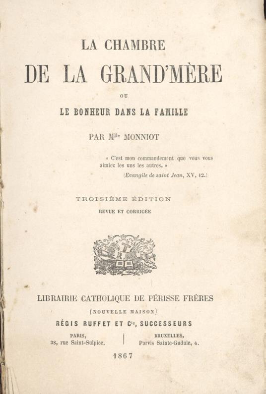 La chambre della grand'mere - copertina