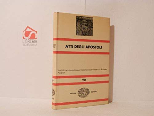 Atti degli apostoli - copertina