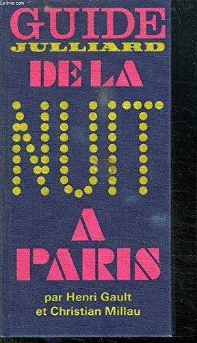Guide de la nuit à paris - copertina