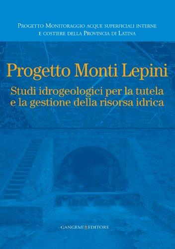 Progetto Monti Lepini - copertina