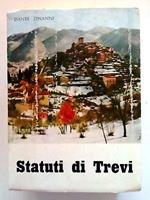 Dante Zinanni: Statuti di Trevi FOTOGRAFICO A05 [SR]