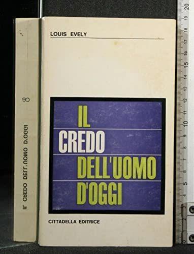 Il credo dell'uomo d'oggi - copertina