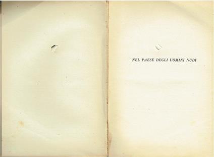 Nel paese degli uomini nudi - copertina