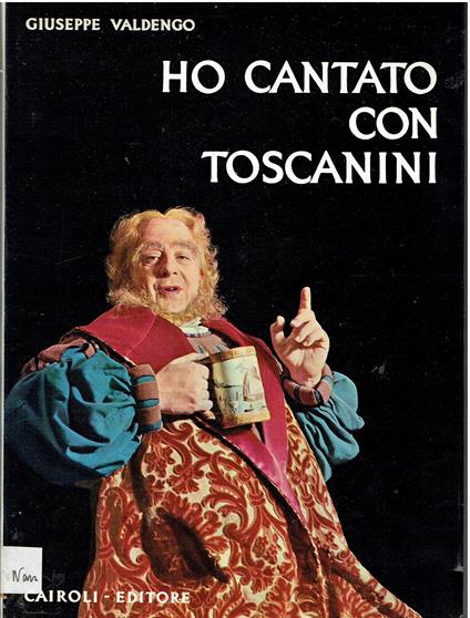 Ho cantato con Toscanini - copertina