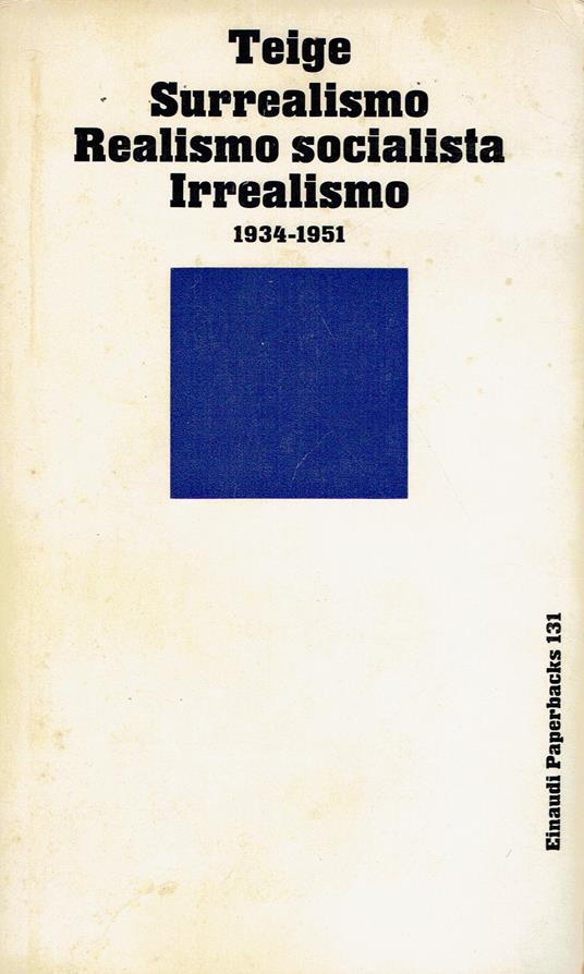 Surrealismo Realismo socialista Irrealismo 1934-1951 - copertina