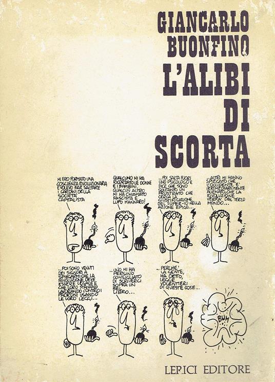 L'alibi di scorta Giancarlo Buonfino 1968 - copertina