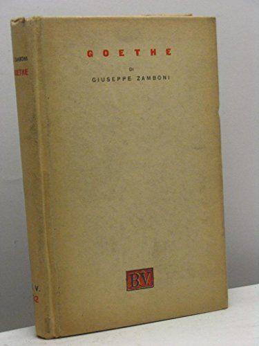 Goethe - copertina