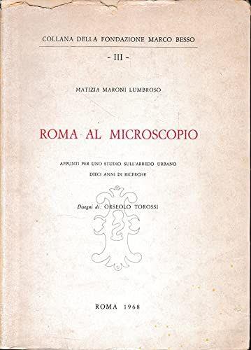 Roma al microscopio - copertina