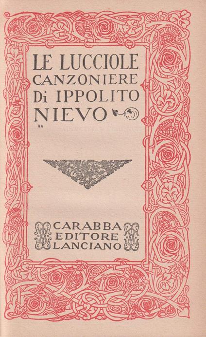Le lucciole - copertina