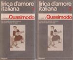 lirica d amore italiana 2 volumi
