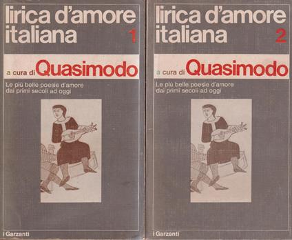 lirica d amore italiana 2 volumi - copertina